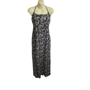Esprit De Corp. Vintage 1990's Maxi Halter Dress Size 3/4